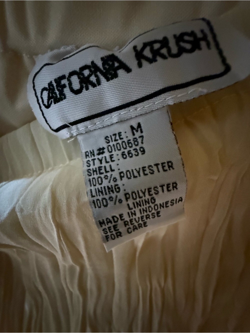 Cream Tiered Maxi Skirt - Lightweight Style - Picture 2 of 3